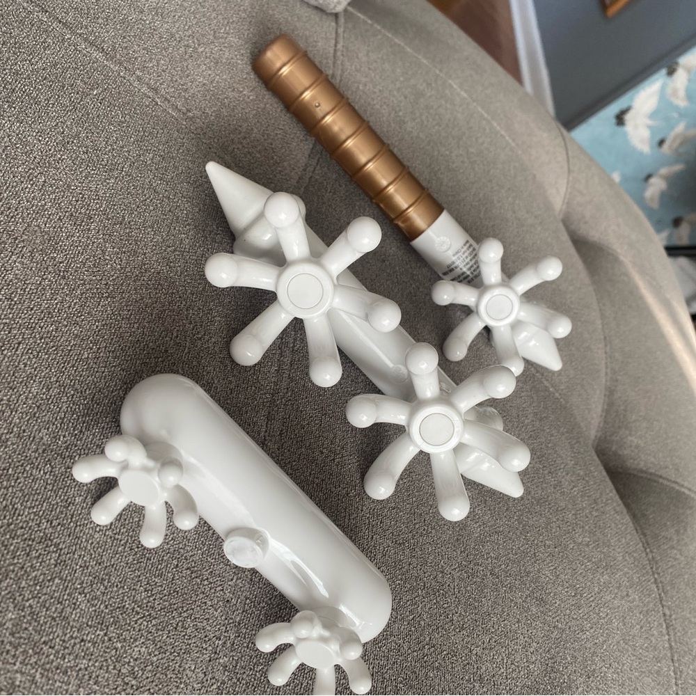 White Massage Roller Set